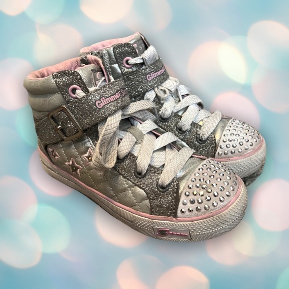 Skechers Other - Sketchers Girl’s Light Up Sneakers Shoes Size 13